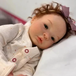 MacroBaby Boneca Reborn - Vinil Branco Marrom, Shyann Online