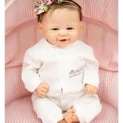 MacroBaby Bonecas reborn - Vinil branco e torso de tecido, Vivian 2 Discount