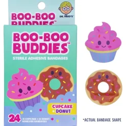 Boo Boo Budies Boo Boo Buddies - Kids Adhesive Bandages, Cupcake + Donut Outlet