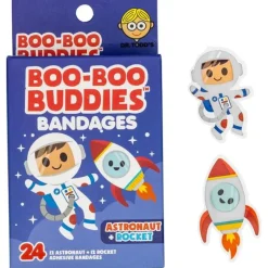 Boo Boo Budies Boo Boo Buddies - Kids Adhesive Bandages, Astronaut + Rocket New