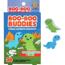 Boo Boo Budies Boo Boo Buddies - Kids Adhesive Bandages, Brontosaurus + T rex New