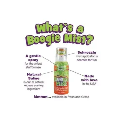 Boogie Wipes Boogie Mist para narizes entupidos, 3 oz New