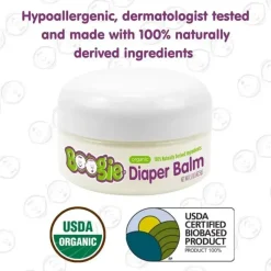 Boogie Wipes - bálsamo para assaduras para bebês, ingredientes derivados naturais, 1,5 onças Fashion
