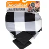 Infantino BooginHead - Bandana Teether & Pacigrip Bib 2Pk, Buffalo Check Sale