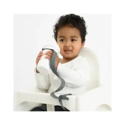 BooginHead - Copo Sippigrip de silicone e porta-brinquedos - Cinza carvão New