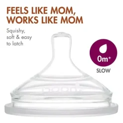 Boon - Bolsa de silicone NURSH para mamadeiras - 4 fl Oz, 3 unidades, salpicado Hot