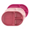 Boon - Conjunto de placas divididas inquebráveis ​​de silicone CHOW ™ para crianças - rosa multicolorido Sale