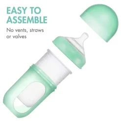 Boon - Garrafa de silicone 3Pk Nursh 8 onças, menta/melão/marinho Online