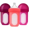 Boon - Garrafa Nursh 8Oz 3Pk, Rosa Multi New