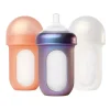 Boon - Mamadeiras de silicone Nursh com bolsa de silicone dobrável - 8 fl oz, 3 unidades, metálica New