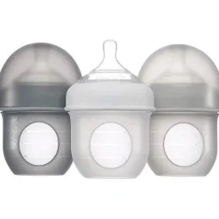 Boon - Nursh 4Oz Garrafa 3Pk, Cinza Multi New