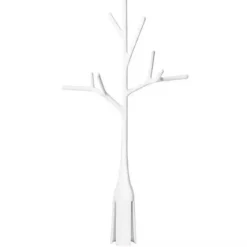 Boon - Rack de secagem de mamadeiras combinado grama cinza e branco galho New