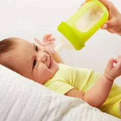 Boon NURSH 3-Pacote de Mamilos de Fluxo Lento de Pescoço Padrão, Transparentes Fashion