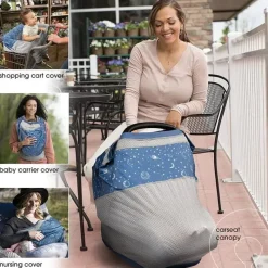 Boppy - 4 e mais capa multiuso, céu estrelado azul Hot