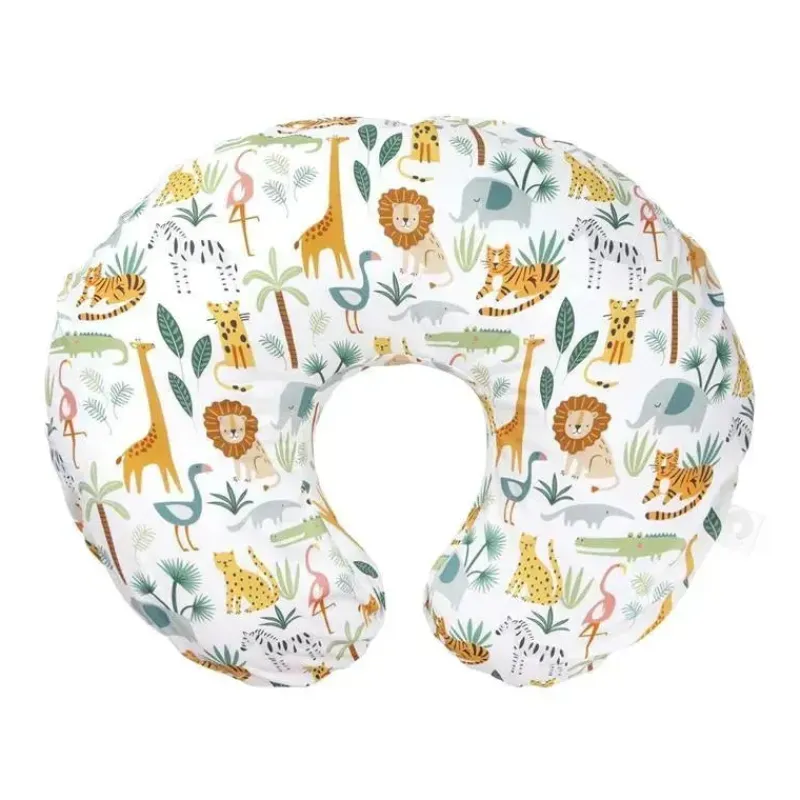 boppy__almofada_de_enferm_SKUHYVDrGbN_0.webp Boppy - Almofada de enfermagem com capa removível, lavável na máquina, vida selvagem colorida Clearance