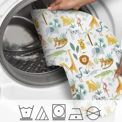 Boppy - Almofada de enfermagem com capa removível, lavável na máquina, vida selvagem colorida Clearance