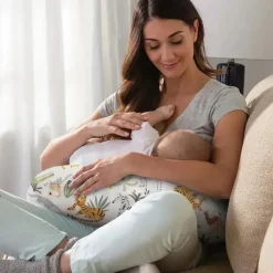 Boppy - Almofada de enfermagem com capa removível, lavável na máquina, vida selvagem colorida Clearance