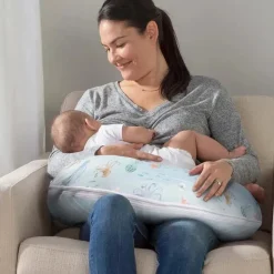Boppy - Almofada de enfermagem com suporte original, tecido ergonômico de secagem rápida premium essencial para enfermagem, oceano azul Online