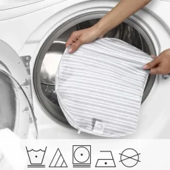 Boppy - Almofada para gravidez em cunha com capa, listra cinza Online