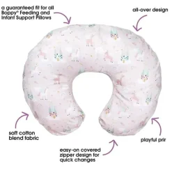 Boppy - Capa de Almofada de Enfermagem, Unicórnios Rosa Clearance