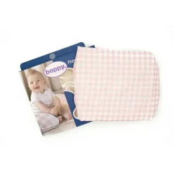 Nemcor Boppy - Capa de travesseiro, xadrez gigante rosa/branco New