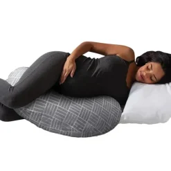 Boppy - Travesseiro de Gravidez Cuddle, Travesseiro Cinza Fashion