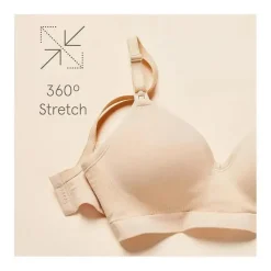 Bravado - Sutiã de amamentação decotado, branco antigo Fashion
