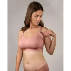 Bravado - Sutiã de amamentação sem costura The Body Silk, Roseclay Hot