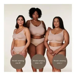 Bravado - Sutiã de Amamentação Body Silk Seamless 17D L, Pérola Hot