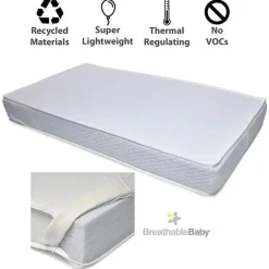 BreathableBaby - Colchão Eco Core 200 de 1 estágio, branco Online