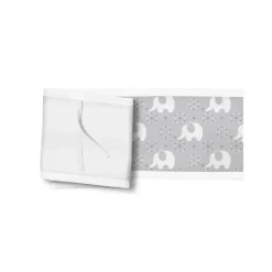 BreathableBaby - Forro de berço de malha respirável clássico, Pacific Elephant Grey Sale