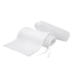 BreathableBaby - Forro de berço de malha respirável clássico, branco Online