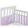 BreathableBaby - Forro de berço de malha respirável clássico, lavanda Online