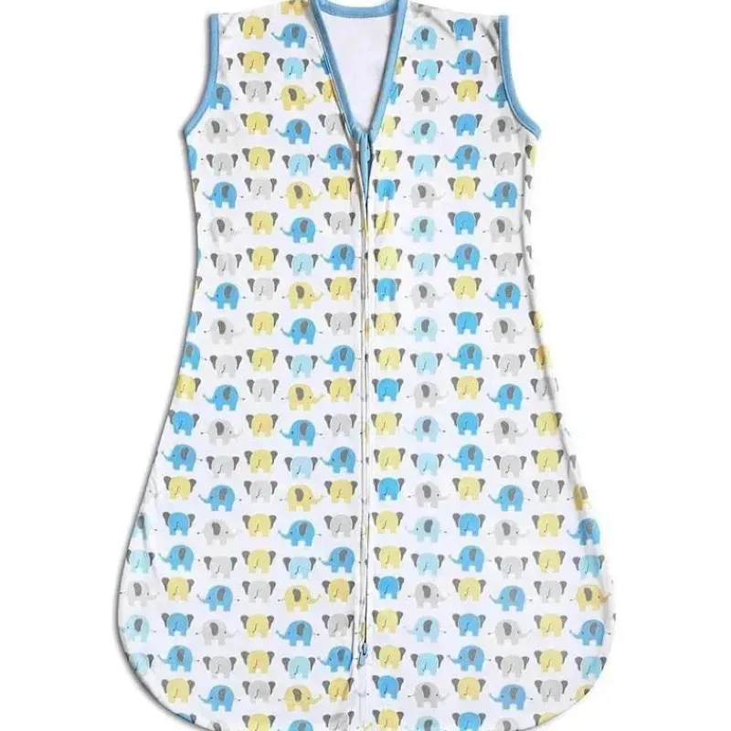 breathablebaby__manta_sac_SKUkaLBv3is_0.webp BreathableBaby - Manta Saco Wearable, Névoa Azul com Aplique de Elefante, Pequena Outlet