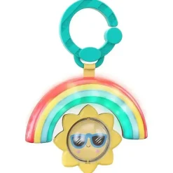 Bright Starts - Brinquedo de atividade para bebês Sun Shaker Shake &amp; Glow Best