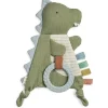 Itzy Ritzy Brinquedo Sensorial Crinkle com Mordedor - Dino Hot