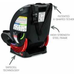 Britax - Assento de carro conversível multifuncional One4Life ClickTight, Onyx Clearance