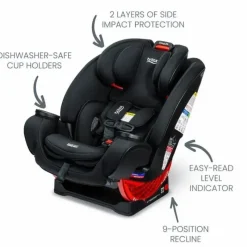 Britax - Assento de carro conversível multifuncional One4Life ClickTight, Onyx Clearance