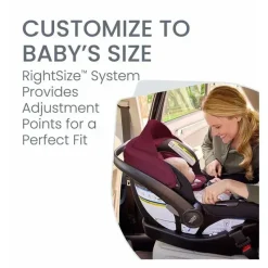 Britax - Cadeira Auto Infantil Willow S com Base Anti-Rebote Alpina, Ruby Onyx Hot