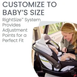 Britax - Cadeira de carro infantil Willow S com base anti-rebote alpina, Glacier Onyx Outlet