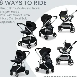 Britax - Carrinho Modular Grove, Carrinho Leve New