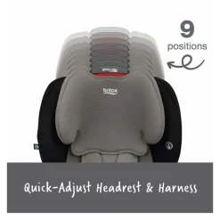 Britax - Cresça com você ClickTight Harness Booster Assento de carro, contorno cinza Best
