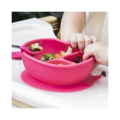 Iplay Brotos Verdes - Tigela de Aprendizagem de Silicone, Aqua Online