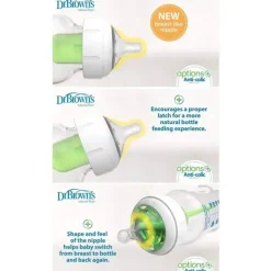 Dr. Brown's Brown - Opções de garrafas 3Pk de 9 onças + gargalo largo Discount
