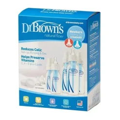 Dr. Brown's Brown's - Conjunto de alimentação para recém-nascidos com mamadeira de fluxo natural Clearance