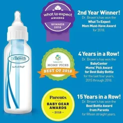 Dr. Brown's Brown's - Conjunto de alimentação para recém-nascidos com mamadeira de fluxo natural Clearance