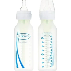 Dr. Brown's Brown's - Frasco de opções de fluxo natural, 8 onças, 2 unidades Outlet