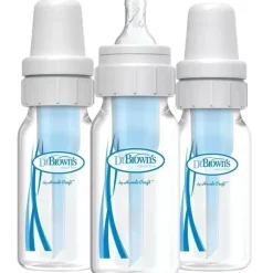 Dr. Brown's Brown's - Frasco de polipropileno padrão de fluxo natural 3Pk, 4 onças Discount