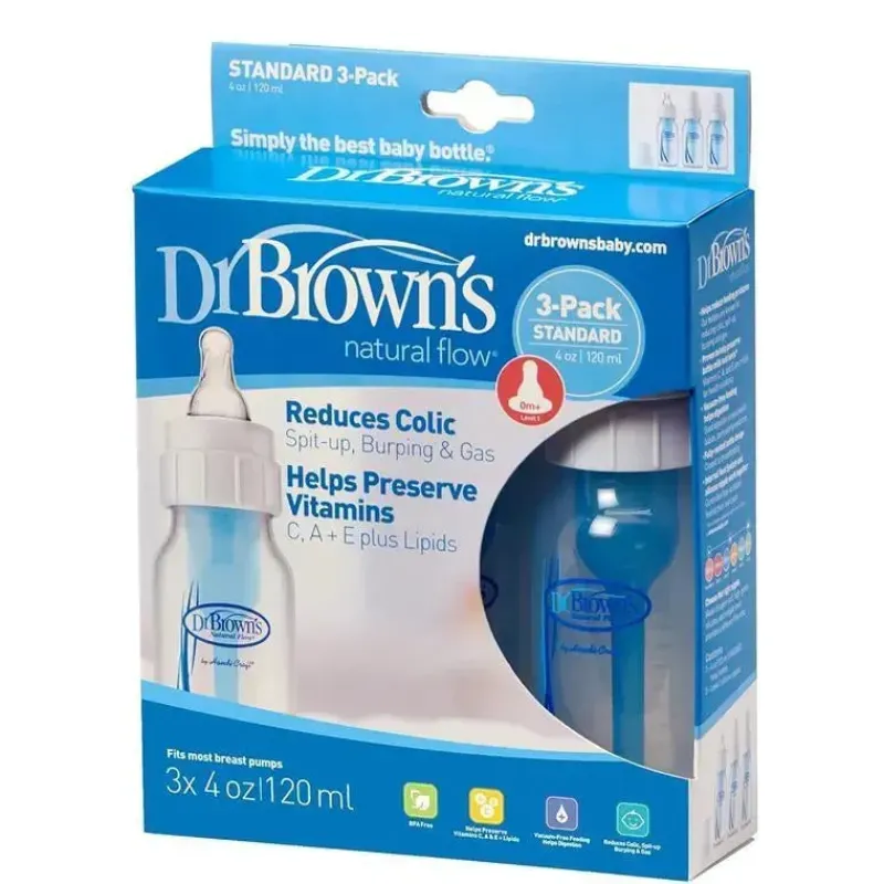 browns__frasco_de_polipro_SKUTIkJKKU4_3.webp Dr. Brown's Brown's - Frasco de polipropileno padrão de fluxo natural 3Pk, 4 onças Discount