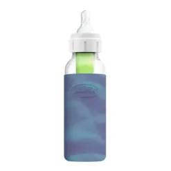 Dr. Brown's Brown's - Manga estreita para garrafa de vidro de 8 onças/250 ml, que brilha no escuro New